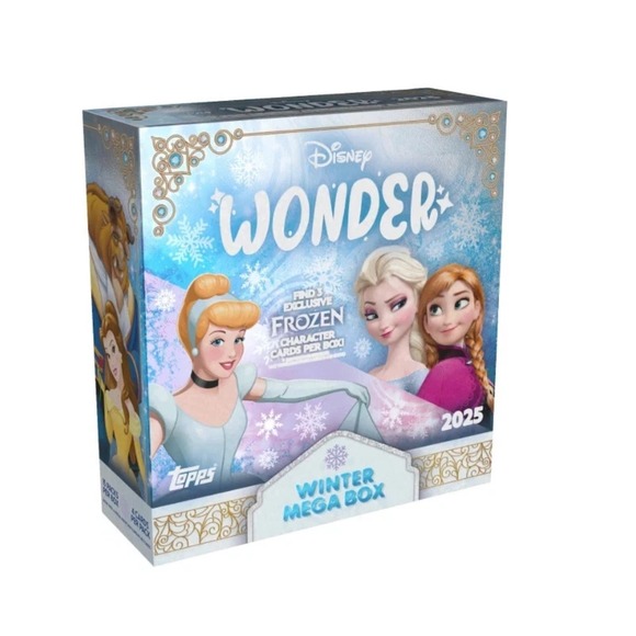 Disney Wonder Winter Mega Box 2025 Topps Trading Cards Characters - Picture 1 of 4